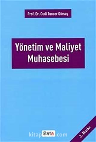 Yönetim ve Maliyet Muhasebesi