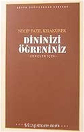 Dininizi Öğreniniz -Gençler İçin- (kod103)