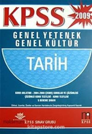 Maksimum KPSS Tarih Genel Yetenek-Genel Kültür 2009