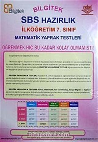 SBS Yaprak Test 7.Sınıf Matemetik / Test-1 (64 Test)