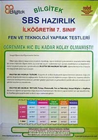 SBS Yaprak Testleri 7.Sınıf Fen ve Teknoloji/ Test-1 (64 Test)