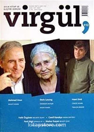 Kasım 2007 Sayı 112 / Virgül Aylık Kitap ve Eleştiri Dergisi