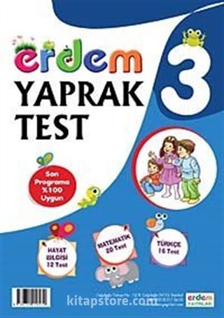 Erdem Yaprak Testler 3. Sınıf